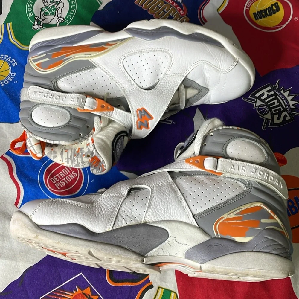 Jordan Retro 8 Orange Blaze - Picture 2 of 7